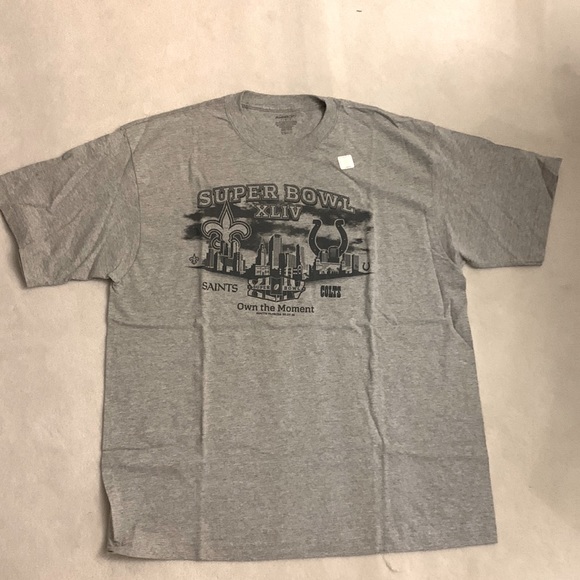 Super Bowl XLIV t-shirt(Saints vs Colts) - Picture 1 of 1